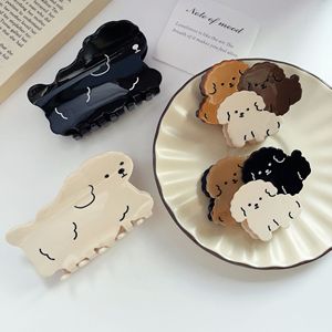 YIYI Gros Coréen Cheveux Griffes Mignon Chiens Poilus Pinces À Cheveux Spliced Acétate Cheveux Griffe Clips Pour Les Femmes - Product Image 1