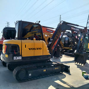 Livraison gratuite d'origine VOLVO EC60 pelleteuse d'occasion 6 tonnes mini pelleteuses d'occasion ec60c 60d pour la certification EPA CE en stock - Product Image 3