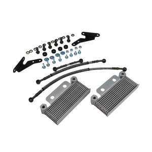 Système de refroidissement d'huile pour moto Pit Dirt Bike, refroidisseur d'huile CNC avec câbles - Product Image 3