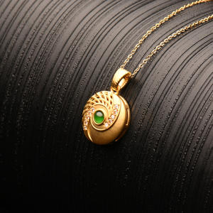 สร้อยคอจี้หยกเจไดต์ เฟยชุย เกรด A แท้ 999 ทองคำบริสุทธิ์ ดีไซน์หรูหราแบบออร์โธดอกซ์ พร้อมดีไซน์สไตล์คุณแม่ - Product Image 2