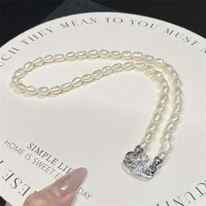 Collar de Perlas de Agua Dulce Inspirado en la Emperatriz Dowager Cixi, Diseño Barroco con Características Minimalistas y Exclusivas - Product Image 4