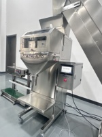 304 acier inoxydable une buse deux échelles semi-automatique cube de sucre/thé/glaçon/nourriture pour oiseaux pesant la Machine de remplissage de granulés