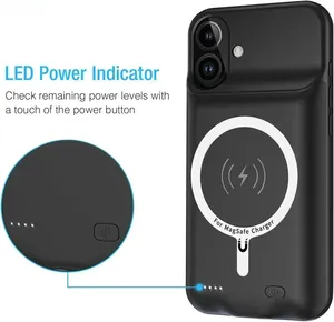 ไร้สาย10000mAh สำหรับ <span class=keywords><strong>iPhone</strong></span> 17 Pro x XS <span class=keywords><strong>XR</strong></span> 11 Pro 16 PRO MAX 12 13 14 15 17เครื่องชาร์จแบตเตอรี่สำรองสำหรับ <span class=keywords><strong>iPhone</strong></span> 17 - Product Image 3