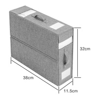 Organisateurs de placard et Cube de rangement pliable Sheetcube ensemble de draps de lit organisateur tissu de lin de haute qualité multifonction moderne