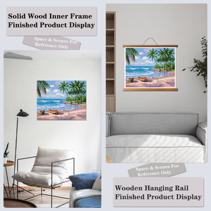2026New Small Picture Diy Numbered <b>Framed</b> sky sea Painting Paint by Numbers Kits <b>for</b> Children Kid - Product Image 6
