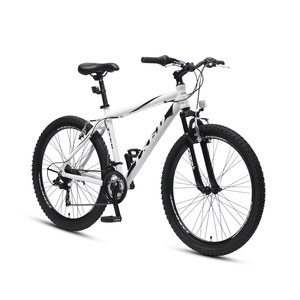 Bicicletta da Montagna TXED in Acciaio da 26 Pollici, 21 Velocità, Doppio Freno a V, Pedali Standard, Telaio Completamente Ammortizzato, Portatile ed Economico - Product Image 2