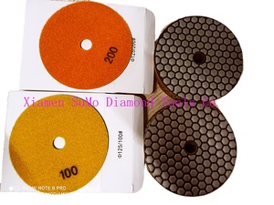 4 inch 5inch 7inch Nhựa đánh bóng <span class=keywords><strong>Pads</strong></span> cho đá cẩm thạch đá tay máy xay mài mòn mài đá tổ ong khô đánh bóng Pad - Product Image 2