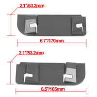 90812JD20H 1 Paire Kit de réparation de poignée de hayon de voiture avec clips de fixation pour Nissan Qashqai Dualis 2006-2013 90812JD30H