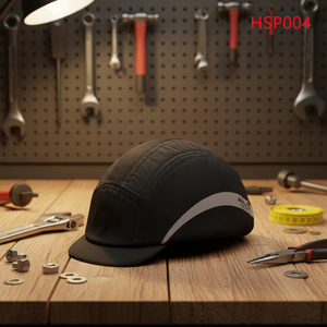 Casco de Seguridad ZYF, Estilo Verano, Ligero, Resistente a Impactos, Negro, con Orificios de Ventilación, Diseño Anti-Impactos, para Talleres, Modelo HSP002 - Product Image 5