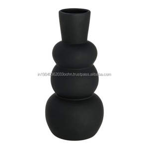 Macetas Modernas de Hierro Negro con Diseño Elegante, Floreros de Metal de Lujo para Decoración del Hogar, Hotel o Bodas - Product Image 2