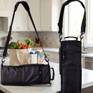Customized Thickened Large-Capacity Leather Cooler Bag Outdoor Shoulder-Carry Wine Beverage Golf Waterproof Insulated - Product Image 1