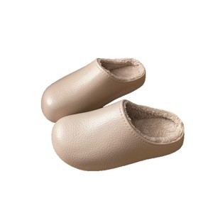 Birkan 2025 automne hiver femmes mode <span class=keywords><strong>fourrure</strong></span> pour pantoufles nouveau style chaud polaire demi pour hommes coton pour vêtements d'extérieur - Product Image 5