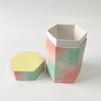 Boîtes en papier octogonales rigides de luxe personnalisées avec logo imprimé, emballages en gros de forme irrégulière pour cadeaux et cosmétiques