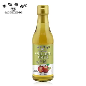 Commercio all'ingrosso Halal 250 ml ingredienti di frutta prodotta naturalmente aceto di sidro di mele con prezzo di fabbrica