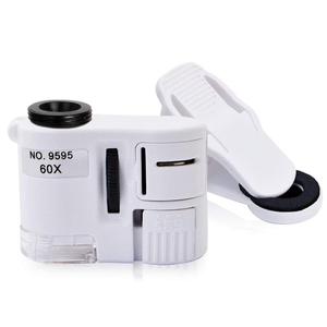 Clip universel 60X Microscope LED <span class=keywords><strong>pour</strong></span> téléphone portable <span class=keywords><strong>pour</strong></span> <span class=keywords><strong>smartphone</strong></span> - Product Image 2