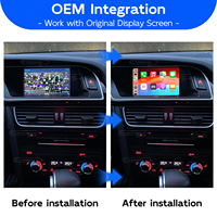 Módulo Decodificador de Interfaz Inalámbrica Apple CarPlay y Android Auto para Audi A4 A5 A6 C6 C7 S6 Q7, Actualización de Pantalla Original