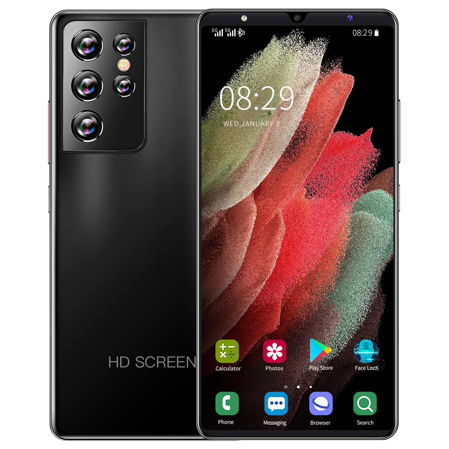 Unlocked Hot Selling Phone Pro Max 12Gb+512Gb Touch Screen Gaming Android 5G With WIFI BT FM GPS Mobile Phone