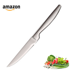 Juego de Cuchillos para Carne de Acero Inoxidable de Alta Calidad, 101g, con Borde Ultra Afilado, Diseño Moderno y Lujoso, con Hoja Serrada, para Comida Occidental - Product Image 1
