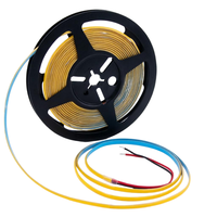 Bande lumineuse LED COB ultra-fine 3 mm 5 mm, autocollante, installation facile pour salon, chambre, cuisine