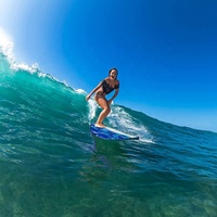 Planche de surf longue classique de haute qualité de 8 pieds, accessoires pour planche à pagaie (SUP), noyau en EPS blanc, matériau XPE HDPE, surf