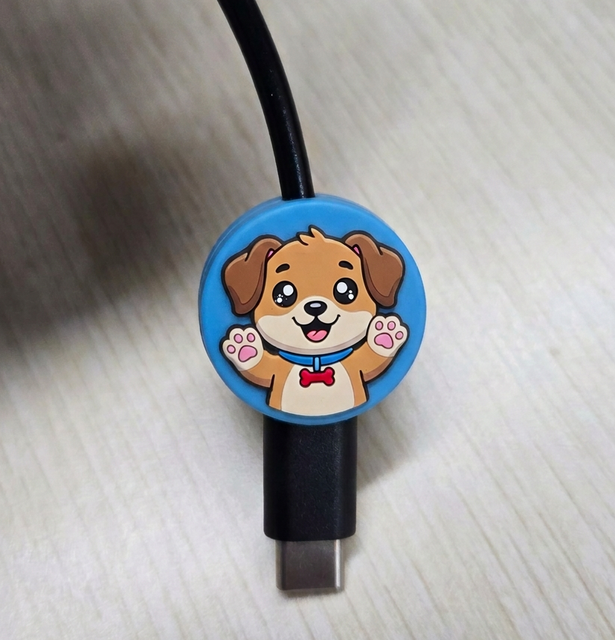 Custom Cartoon Soft PVC Cable Protector  Flexible Phone Charger Cable Saver for USB Cords Promotional Gifts Custom Designs