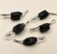 Porte-clés LED personnalisé avec logo, design de marque imprimé, cadeau promotionnel pour événement, article à offrir