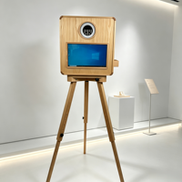 Support d'imprimante portable pour photomaton instantané, impression en libre-service, construction métallique et en bois, garantie de 2 ans - Accessoires de mariage pour