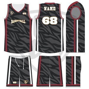 Uniforme de basket-ball personnalisé de haute qualité bon marché maille vierge réversible vente en gros maillot de basket-ball pour hommes - Product Image 5