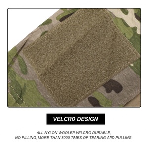 T-shirt tactique camouflage Sinairsoft pour homme, léger, imperméable, en coton, pour activités de plein air - Multi-camo, entraînement au combat, chasse au canard - Product Image 3