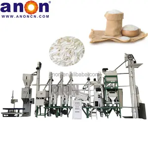 Anon 30-40 tpd עיצוב חדש אורז טחנת ציוד יצרני אורז אוטומטי טחנת בבנג