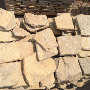 Pietra da parete in pietra di calce naturale Beige di colore misto - Product Image 2