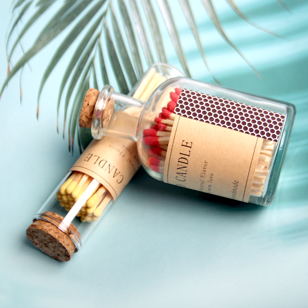 Прозрачная стеклянная банка с Пробковой Крышкой для безопасных стеклянных банок