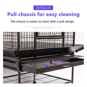 Groothandel China Fabrikant Goedkope Grote Fokkerij Kanarie Vogel Papegaai Kooien Buiten Indoor Gebruik Voor Verkoop - Product Image 6