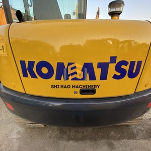 Mini-excavatrice sur chenilles Komatsu PC56 d'occasion, machine d'importation d'origine pour travaux agricoles, résidentiels, pompe à moteur, boîte de vitesses - Product Image 2