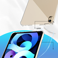 Étui pour tablette iPad Pro 11 transparent résistant aux chutes TPU mince ordinateur portable pour iPad 10.2/10.9 de haute qualité