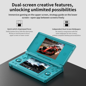 <span class=keywords><strong>Console</strong></span> de jeu portable RG <span class=keywords><strong>DS</strong></span> 128/256 Go, double écran 4 pouces, Android 14, écran rabattable 4 pouces, batteries 4000 mAh, cadeau - Product Image 2