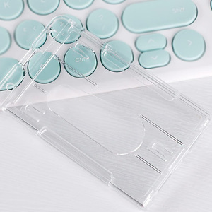 En stock, estuche protector rígido transparente con ranura para el pulgar para pasaporte, tarjeta de identificación y otros documentos; tarjetero vertical. - Product Image 2