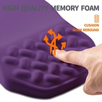Repose-poignet ergonomique personnalisé, tapis de souris pour clavier, base en silicone PU antidérapante, mousse à mémoire de forme, tapis de souris de jeu pour bureau à domicile