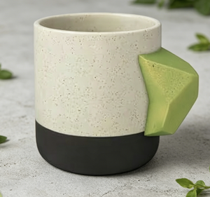 Mug pour grimpeurs avec poignée pour l'intérieur, vert, compatible micro-ondes et lave-vaisselle - Product Image 2