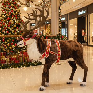 Renard animatronique grandeur nature personnalisé Haichuan pour la décoration de Noël de la maison, du <span class=keywords><strong>centre</strong></span> commercial, du <span class=keywords><strong>centre</strong></span> commercial - Product Image 1