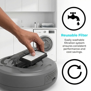 Robot aspirateur intelligent 3-en-1, serpillière humide et sèche, pour usage domestique, extérieur, garage, voiture, aspiradora - Product Image 6