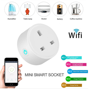 <span class=keywords><strong>Prise</strong></span> murale intelligente Wifi de type G, norme britannique, contrôlable par téléphone mobile, Tuya - Product Image 3