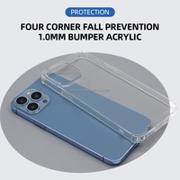 Couverture de téléphone acrylique Pc translucide givré mat accessoires de téléphone portable étui chaud nouveau Tpu pour Iphone X 11 12 Pro Max