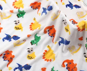 Individueller weicher mehrfarbiger Polyester kurzer Pfeil Plüsch flanell Fleece-Band für Decke und Kleidung