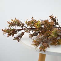 Fleur artificielle en soie vanille éternelle de 75 cm pour arrangements de mariage, Halloween, Noël et la Fête des Mères - Faite à la main et écologique
