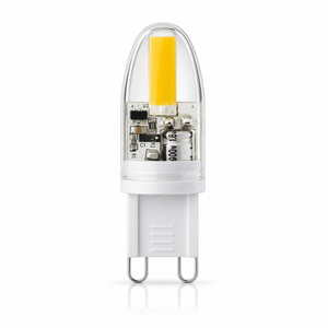 หลอดไฟ LED G4 รูปทรงเทียน 1.3W 2700K แสงสีขาวอบอุ่นแบบนุ่มนวล COB ใช้ไฟ AC 220V ไม่สามารถหรี่แสงได้ ฐานพลาสติก รูปทรง B12 - Product Image 1