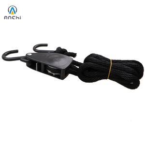 Cordon de serrage à <span class=keywords><strong>cliquet</strong></span> en PP de 3 m avec inserts métalliques de 1/2 pouce et crochet en S, capacité de rupture de 500 lb - Product Image 2