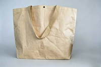 Sac fourre-tout en papier kraft imprimé flexo personnalisable, écologique, réutilisable, luxueux, portable et durable