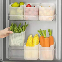 Réfrigérateur Aliments Frais Boîte De Rangement Réfrigérateur Porte Latérale Fruits Légumes Épice Alimentaire Cas Conteneur Cuisine Organisateur Boîtes De Rangement