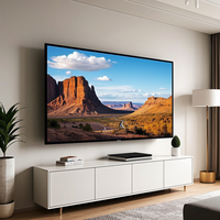 TV pintar bersertifikat Google 55 60 80 inci, HDR, Chromecast, DbAudio, Gratis pengiriman Tv Lcd seluruh dunia